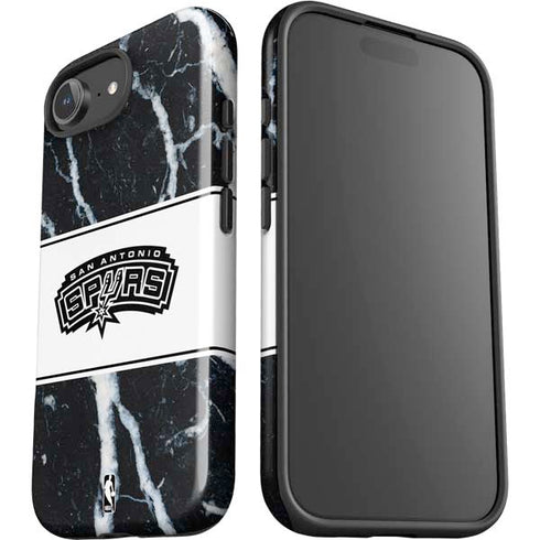 NBA San Antonio Spurs Marble iPhone 16e Impact Case