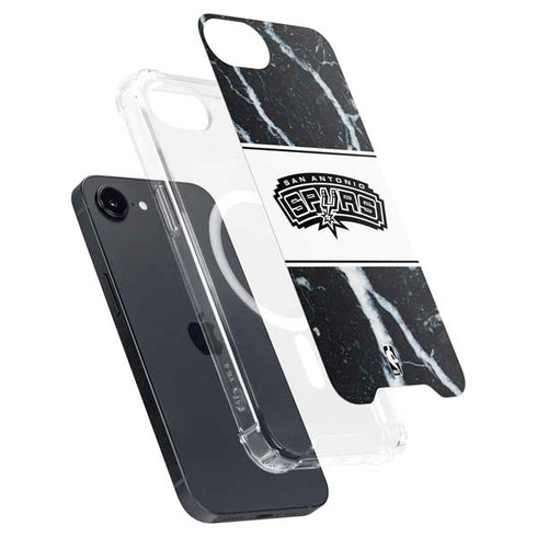 NBA San Antonio Spurs Marble iPhone 16e MagSafe Case