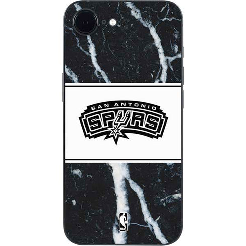 NBA San Antonio Spurs Marble iPhone 16e Skin