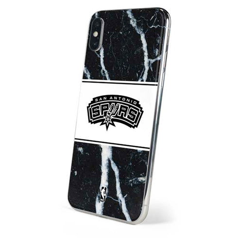 NBA San Antonio Spurs Marble iPhone XS Skin
