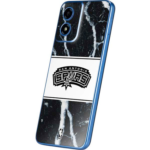 NBA San Antonio Spurs Marble Moto G Play 4G (2024) Skin