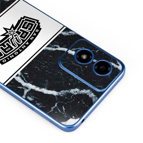 NBA San Antonio Spurs Marble Moto G Play 4G (2024) Skin