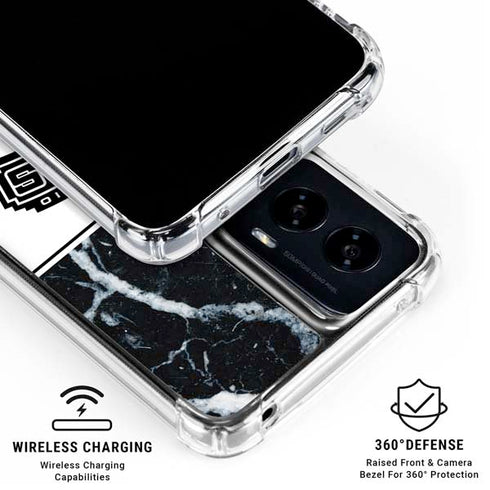 NBA San Antonio Spurs Marble Moto G Power 5G (2024) Clear Case