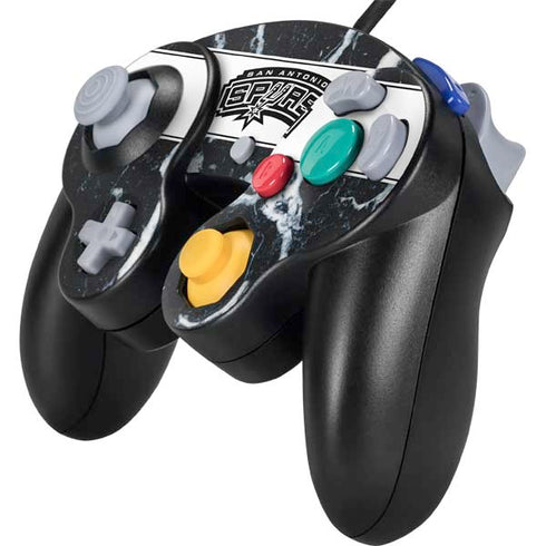 NBA San Antonio Spurs Marble Nintendo GameCube Controller Skin