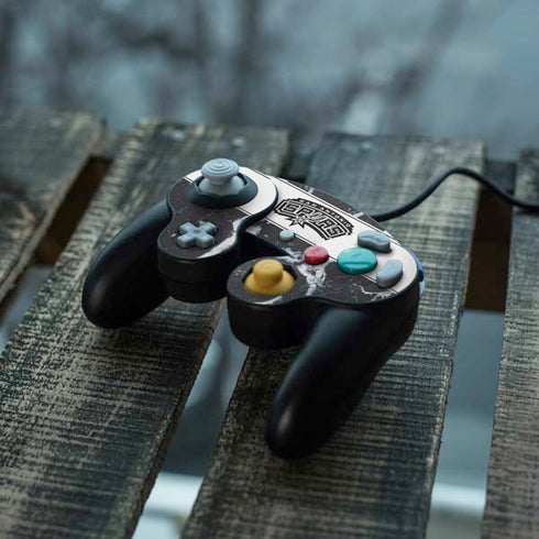 NBA San Antonio Spurs Marble Nintendo GameCube Controller Skin
