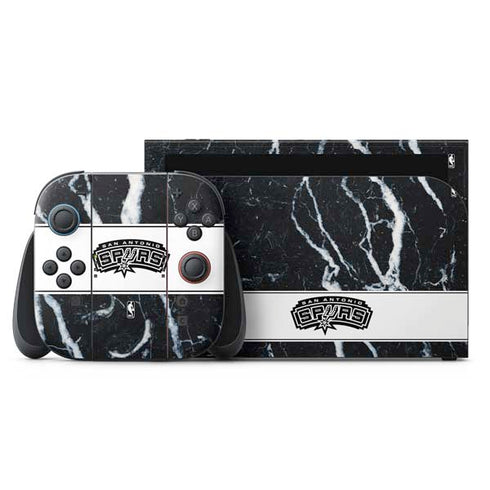 NBA San Antonio Spurs Marble Nintendo Switch 2 (2025) with Joy-Con Skin