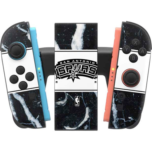 NBA San Antonio Spurs Marble Nintendo Switch 2 (2025) Joy-Con Controller Skin