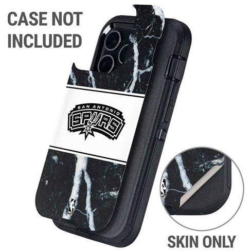 NBA San Antonio Spurs Marble Otterbox Defender iPhone Skin