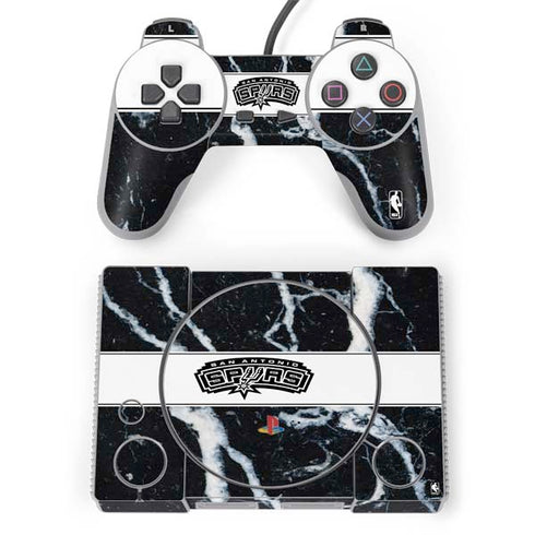 NBA San Antonio Spurs Marble PlayStation Classic Bundle Skin