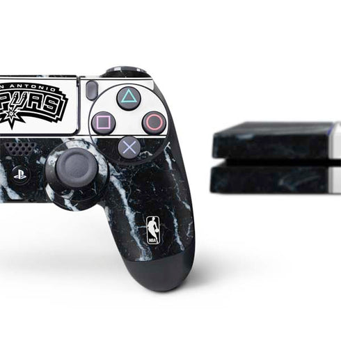 NBA San Antonio Spurs Marble PS4 Console and Controller Bundle Skin