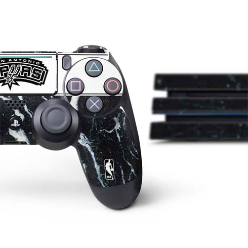 NBA San Antonio Spurs Marble PS4 Pro Bundle Skin