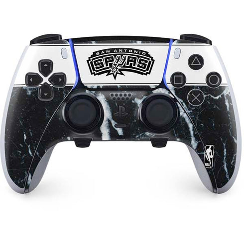 NBA San Antonio Spurs Marble PS5 DualSense Edge Pro Controller Skin