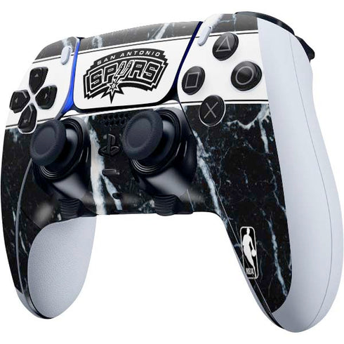 NBA San Antonio Spurs Marble PS5 DualSense Edge Pro Controller Skin