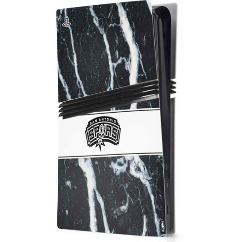 NBA San Antonio Spurs Marble PS5 Pro Console Skin