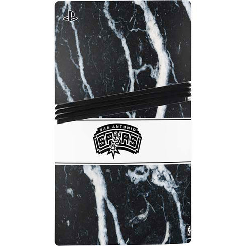 NBA San Antonio Spurs Marble PS5 Pro Disk Bundle Skin