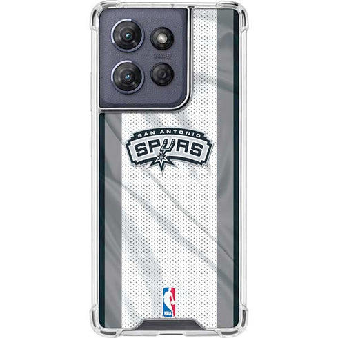 NBA San Antonio Spurs Moto G 5G (2025) Clear Case
