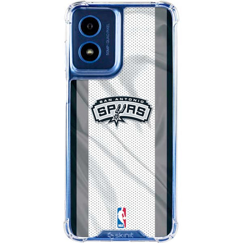 NBA San Antonio Spurs Moto G 5G (2024) Clear Case