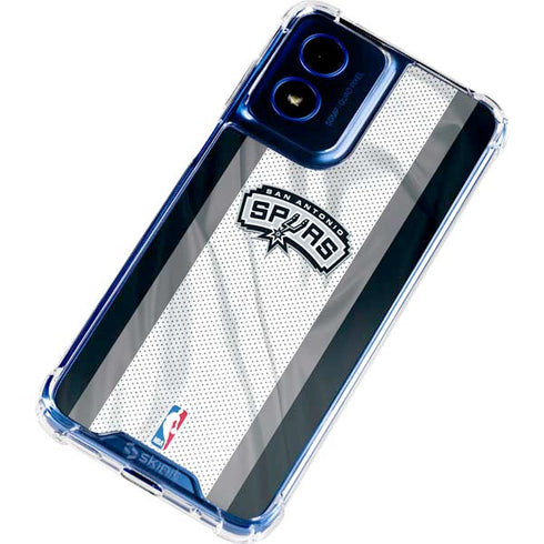 NBA San Antonio Spurs Moto G 5G (2024) Clear Case