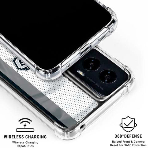 NBA San Antonio Spurs Moto G Power 5G (2024) Clear Case