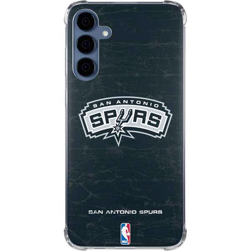 NBA San Antonio Spurs Primary Logo Galaxy A55 5G Clear Case