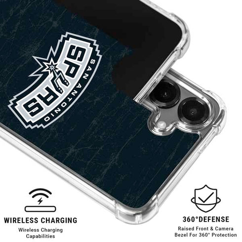 NBA San Antonio Spurs Primary Logo Galaxy S26 Plus Clear Case