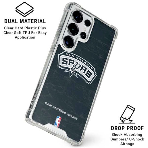 NBA San Antonio Spurs Primary Logo Galaxy S26 Ultra Clear Case