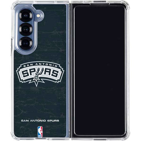 NBA San Antonio Spurs Primary Logo Galaxy Z Fold6 Clear Case