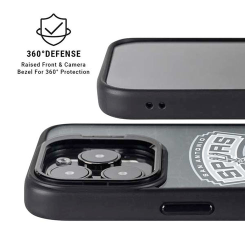 NBA San Antonio Spurs Primary Logo iPhone 14 Pro Max Kickstand Case