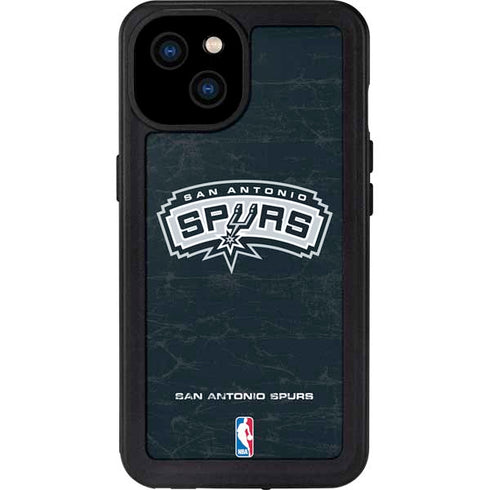 NBA San Antonio Spurs Primary Logo iPhone 15 Plus Waterproof Case