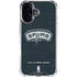 NBA San Antonio Spurs Primary Logo iPhone 16 Clear Case
