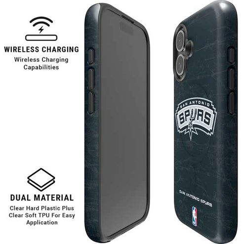 NBA San Antonio Spurs Primary Logo iPhone 16 Magsafe Impact Case