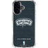 NBA San Antonio Spurs Primary Logo iPhone 16 Plus Clear Case