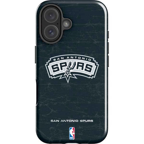 NBA San Antonio Spurs Primary Logo iPhone 16 Plus Impact Case