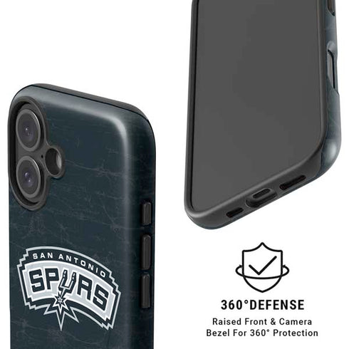NBA San Antonio Spurs Primary Logo iPhone 16 Plus Magsafe Impact Case
