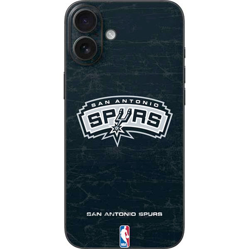 NBA San Antonio Spurs Primary Logo iPhone 16 Plus Skin