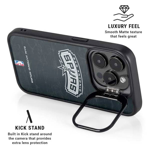 NBA San Antonio Spurs Primary Logo iPhone 16 Pro Max Kickstand Case