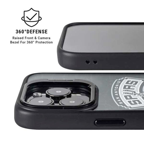 NBA San Antonio Spurs Primary Logo iPhone 16 Pro Max Kickstand Case