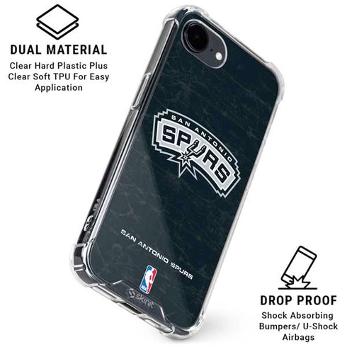 NBA San Antonio Spurs Primary Logo iPhone 16e Clear Case
