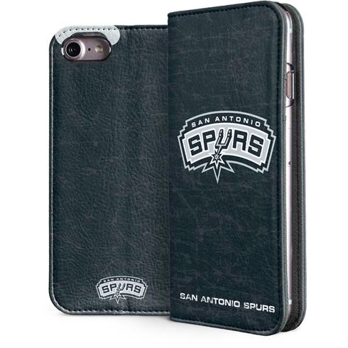 NBA San Antonio Spurs Primary Logo iPhone 7 Folio Case