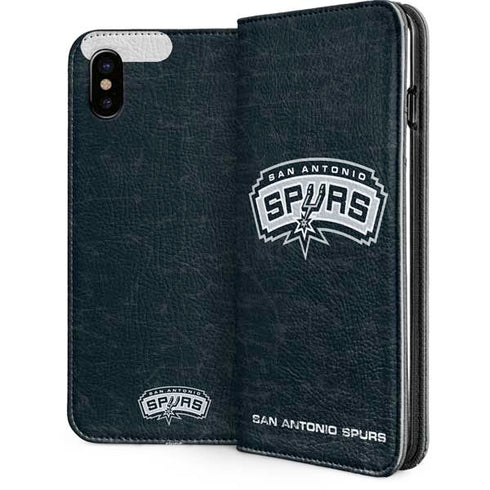 NBA San Antonio Spurs Primary Logo iPhone 8 Folio Case
