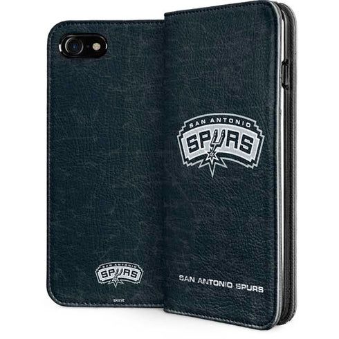NBA San Antonio Spurs Primary Logo iPhone SE (2nd & 3rd Gen) Folio Case