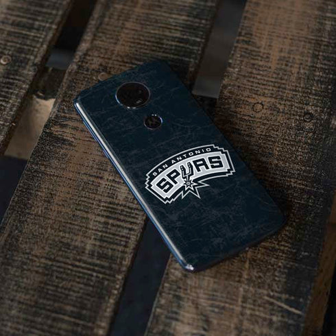 NBA San Antonio Spurs Primary Logo Moto E5 Plus Skin
