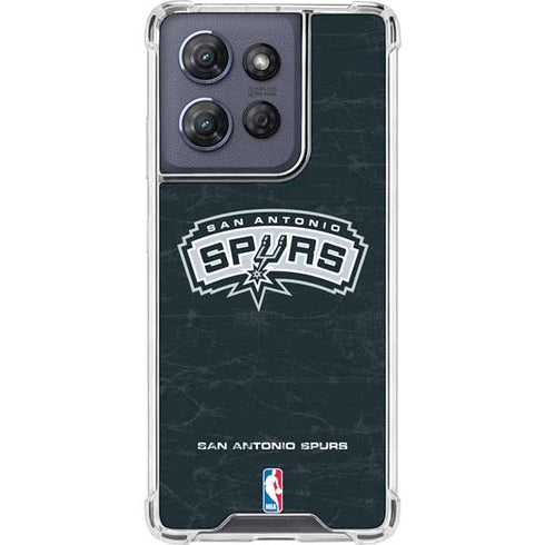 NBA San Antonio Spurs Primary Logo Moto G 5G (2025) Clear Case
