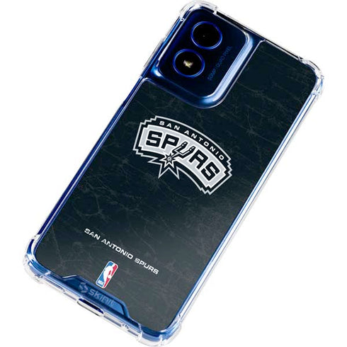 NBA San Antonio Spurs Primary Logo Moto G 5G (2024) Clear Case