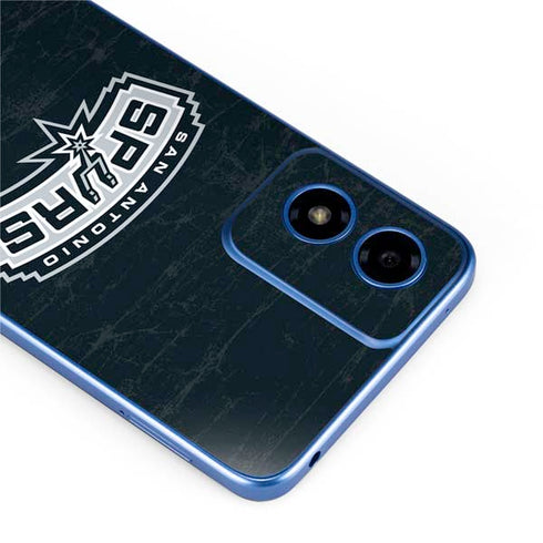 NBA San Antonio Spurs Primary Logo Moto G Play 4G (2024) Skin