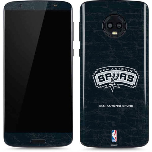 NBA San Antonio Spurs Primary Logo Moto G6 Skin