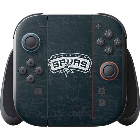 NBA San Antonio Spurs Primary Logo Nintendo Switch 2 (2025) with Joy-Con Skin