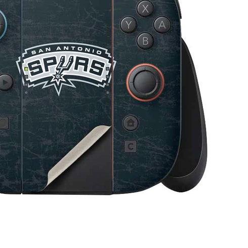 NBA San Antonio Spurs Primary Logo Nintendo Switch 2 (2025) Joy-Con Controller Skin