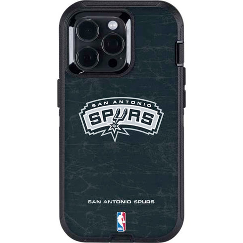 NBA San Antonio Spurs Primary Logo Otterbox Defender iPhone Skin