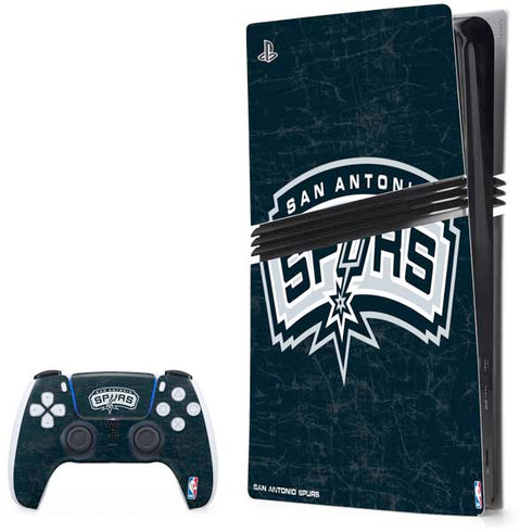 NBA San Antonio Spurs Primary Logo PS5 Pro Bundle Skin